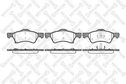 Комплект тормозных колодок, дисковый тормоз STELLOX купить